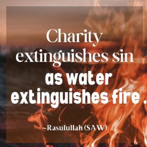 Charity extinguishes sin as water extinguishes fire.