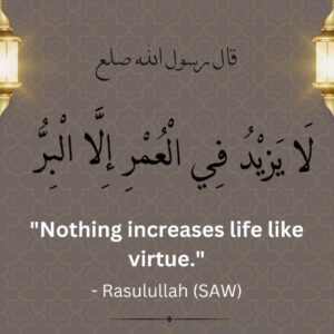 Nothing increases life like virtue