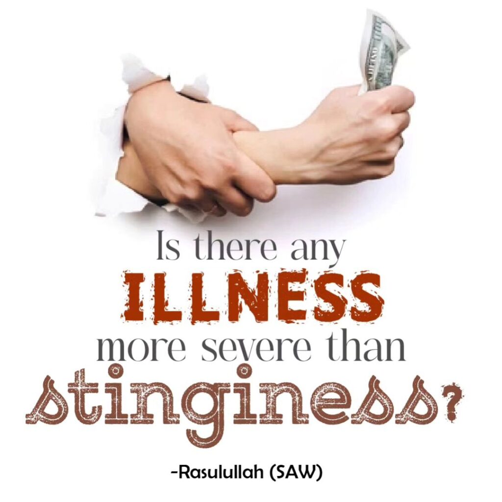 is there any Illness more severe than stinginess?